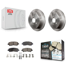 Charger l'image dans la galerie, Rear Disc Brake Rotors And Ceramic Pads Kit For Toyota Highlander