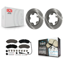 Charger l'image dans la galerie, [Rear] 20-21 Ford Transit-350 With 5 Lug Wheels Premium OE Brake Rotors &amp; Ceramic Pads Kit For Max Braking
