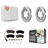 Rear Brake Rotors & Ceramic Pad Kit For Ford Transit-150 Transit-250 Transit-350