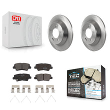 Charger l'image dans la galerie, Rear Brake Rotor Ceramic Pad Kit For 22 Hyundai Kona With Electric Parking