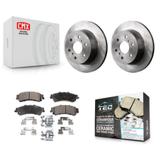 Charger l'image dans la galerie, Rear Disc Brake Rotors And Ceramic Pads Kit For GMC Sierra 1500 Classic