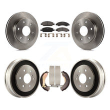 Load image into Gallery viewer, Front Rear Brake Rotor Ceramic Pad Drum Kit For GMC Sierra 1500 Disc rear brakes