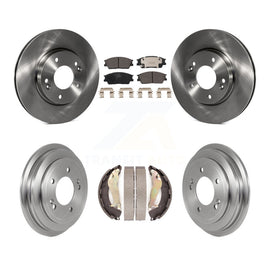 [Front+Rear] 2020-2023 Hyundai Venue Premium OE Brake Rotor Drum Kit & Ceramic Pads For Max Braking