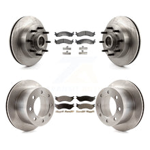 Charger l&#39;image dans la galerie, [Front+Rear] 2001-2002 Dodge Ram 2500 Premium OE Brake Rotors &amp; Ceramic Pads Kit For Max Braking