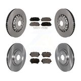 Front Rear Disc Brake Rotors And Ceramic Pads Kit For 2019 Audi Q8 A8 Quattro K8T-104371