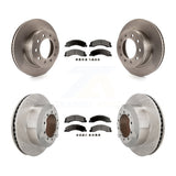 Front Rear Brake Rotor Ceramic Pad Kit For Ram Dodge Sterling Truck 4500 5500 45