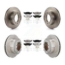 Load image into Gallery viewer, Front Rear Brake Rotor And Ceramic Pad Kit For Ford F-450 Super Duty F-550 CF500