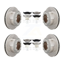 Load image into Gallery viewer, Front Rear Brake Rotors Ceramic Pad Kit For International TerraStar IC AE School