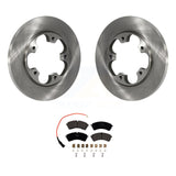 Rear Brake Rotors & Ceramic Pad Kit For Ford Transit-250 Transit-150 Transit-350