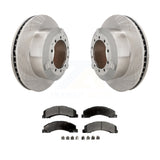 Rear Brake Rotor & Ceramic Pad Kit For Ram Dodge Sterling Truck 4500 5500 Bullet