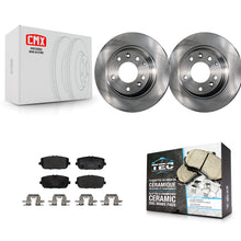 Load image into Gallery viewer, Rear Disc Brake Rotors And Ceramic Pads Kit For 2006-2015 Mazda MX-5 Miata