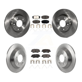 Front Rear Disc Brake Rotors Ceramic Pad Kit For 2022 Hyundai Kona FWD with 1.6L