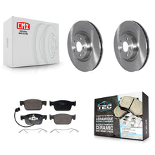 Load image into Gallery viewer, Front Disc Brake Rotors And Ceramic Pads Kit For Audi A4 Quattro K8T-104414