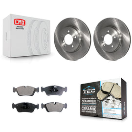 Front Brake Rotor & Ceramic Pad Kit For BMW 320i With 325mm Diameter K8T-104417