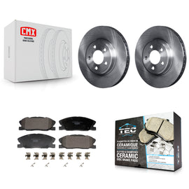 Front Disc Brake Rotors And Ceramic Pads Kit For Dodge Charger K8T-104419