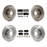 Front Rear Disc Brake Rotors And Ceramic Pads Kit For 2016 Land Rover Range 3.0L