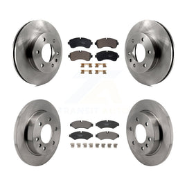 Front Rear Disc Brake Rotor Ceramic Pad Kit For Mercedes-Benz Sprinter 2500 1500