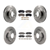 Front Rear Disc Brake Rotor Ceramic Pad Kit For Mercedes-Benz Sprinter 2500 1500