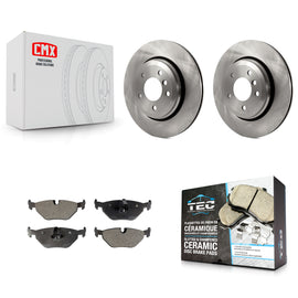 Rear Brake Rotor And Ceramic Pad Kit For BMW 320i With 320mm Diameter K8T-104438