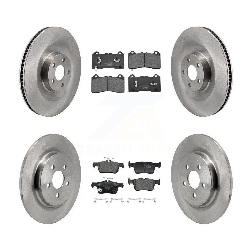 Front Rear Disc Brake Rotors And Ceramic Pads Kit For Ford Mustang Mach-E
