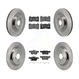 Front Rear Disc Brake Rotors And Ceramic Pads Kit For Ford Mustang Mach-E
