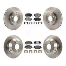 Load image into Gallery viewer, Front Rear Disc Brake Rotor And Ceramic Pad Kit For Hyundai Santa Fe Kia Sorento