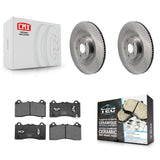 Front Disc Brake Rotors And Ceramic Pads Kit For Ford Mustang Mach-E K8T-104486