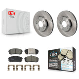 Front Disc Brake Rotors And Ceramic Pads Kit For Hyundai Elantra K8T-104490