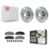 Front Disc Brake Rotors And Ceramic Pads Kit For 2021 Cadillac XT5 Buick Enclave XT6 K8T-104493