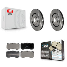 Load image into Gallery viewer, Front Disc Brake Rotors And Ceramic Pads Kit For Audi A7 Quattro A8 S8 S7