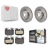 Front Brake Rotor Ceramic Pad Kit For Toyota GR Supra With Single Piston Caliper