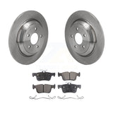 Rear Brake Rotors & Ceramic Pad Kit For Ford Escape Bronco Sport Lincoln Corsair
