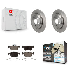 Rear Disc Brake Rotors And Ceramic Pads Kit For 2022-2023 Ford Maverick