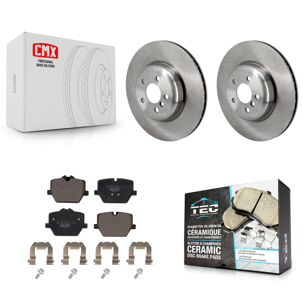 Rear Disc Brake Rotors And Ceramic Pads Kit For BMW M340i xDrive M440i 330i