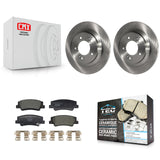 Rear Disc Brake Rotors And Ceramic Pads Kit For Hyundai Sonata Kia K5 K8T-104528