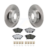 Rear Brake Rotors & Ceramic Pad Kit For 2020-2023 Nissan Sentra Disc rear brakes