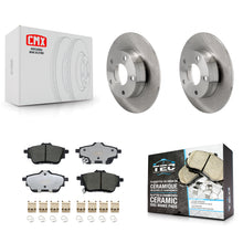 Load image into Gallery viewer, Rear Brake Rotors &amp; Ceramic Pad Kit For 2020-2023 Nissan Sentra Disc rear brakes