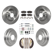 Load image into Gallery viewer, Front Rear Brake Rotor Ceramic Pad Drum Kit (7Pc) For 17-20 Hyundai Elantra 1.6L