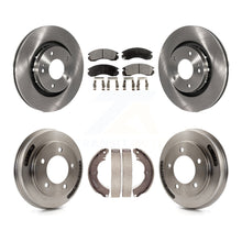 Load image into Gallery viewer, Front Rear Brake Rotors Ceramic Pad Drum Kit For 2009 Mitsubishi Lancer Ralliart