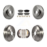 Front Rear Disc Brake Rotors Ceramic Pads And Drum Kit For 2013-2017 Chevrolet Trax K8T-104560