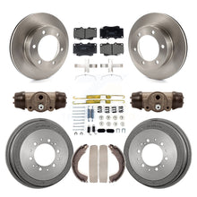 Load image into Gallery viewer, Front Rear Disc Brake Rotors Ceramic Pads And Drum Kit (9Pc) For Toyota Tacoma