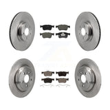 Front Rear Disc Brake Rotors And Ceramic Pads Kit For 2022-2023 Ford Maverick