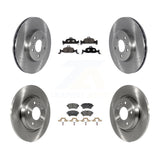 Front Rear Brake Rotor Ceramic Pad Kit For 2022 Audi A5 Sportback DMSA engine designation K8T-104592
