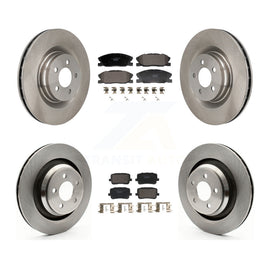 Front Rear Disc Brake Rotors And Ceramic Pads Kit For Dodge Charger K8T-104594
