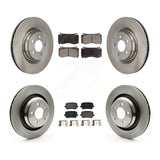 Front Rear Disc Brake Rotors And Ceramic Pads Kit For Dodge Charger K8T-104596