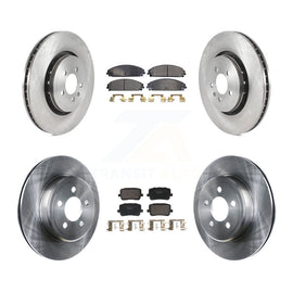 Front Rear Brake Rotor Ceramic Pad Kit For 2017-2018 Dodge Charger RWD with 5.7L