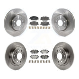 Front Rear Disc Brake Rotors And Ceramic Pads Kit For 2021 Chevrolet Equinox GMC Terrain K8T-104614