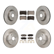 Charger l'image dans la galerie, Front Rear Brake Rotor Ceramic Pad Kit For 17 Subaru BRZ Base With Brembo Brakes