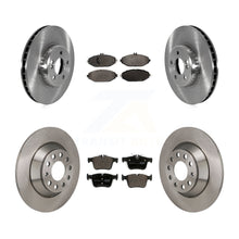 Charger l'image dans la galerie, Front Rear Disc Brake Rotors And Ceramic Pads Kit For Mercedes-Benz C300