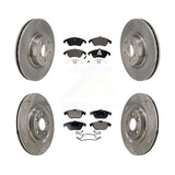 Front Rear Disc Brake Rotors And Ceramic Pads Kit For Mercedes-Benz E400 K8T-104631